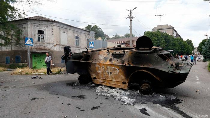 Schwere Kampfe Um Ukrainische Hafenstadt Mariupol Aktuell Europa Dw 13 06 2014