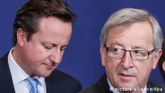David Cameron und Jean-Claude Juncker