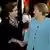 Dilma Rousseff y Angela Merkel en Brasilia.