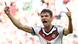 Thomas Müller celebrating scoring a goal at this year's World Cup Thomas Müller celebrating scoring a goal at this year's World Cup