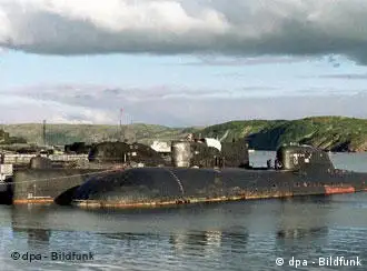 俄罗斯的科拉半岛的核潜艇“墓地”