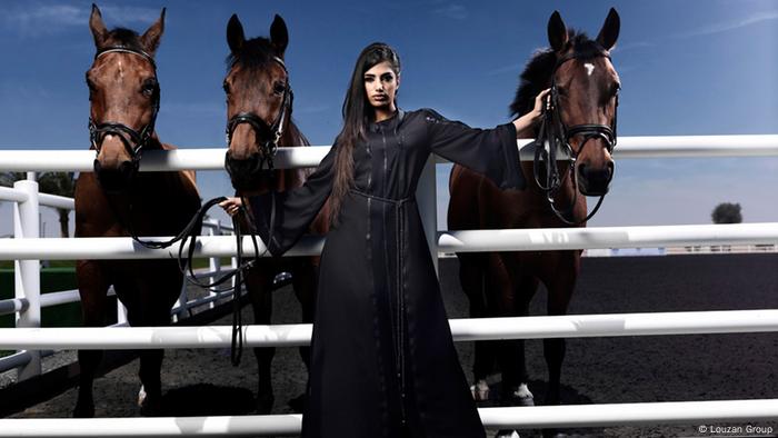 Arabische traditionelle Bekleidung Abaya