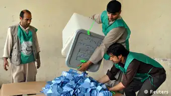 Prsäidentschaftswahl in Afghanistan Stimmenauszählung 14.06.2014