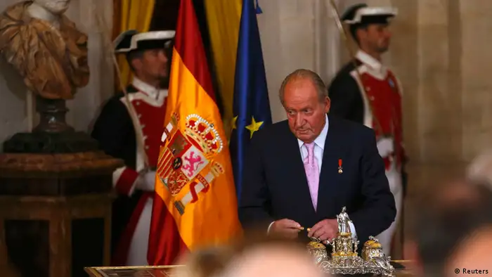 König Juan Carlos Abdankung 18.06.2014