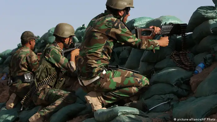 Kurdische Peshmerga Kämpfer im Irak 20.06.2014