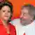 Dilma Rousseff, aquí con Lula da Silva, ya no encabeza las encuestas de intención de voto.