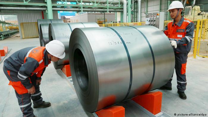 Symbolbild China Industrie Arcelor Mittal Automotive Steel Co. in Hunan