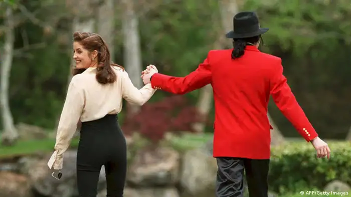 Michael Jackson mit Lisa Marie Presley