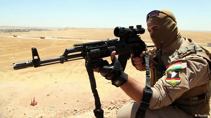Irak Peschmerga Miliz bei Mosul 22.06.2014