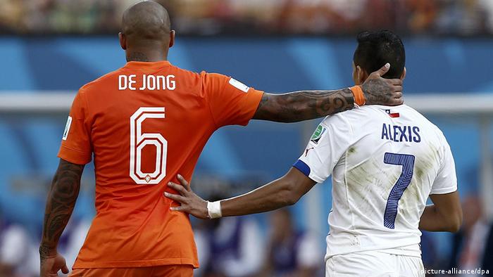 Fußball WM 2014 Niederlande gegen Chile