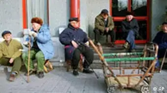 Rentner in Peking