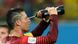 Brasilien WM 2014 Fußball Portugal Cristiano Ronaldo mit Wasserflasche Brasilien WM 2014 Fußball Portugal Cristiano Ronaldo mit Wasserflasche