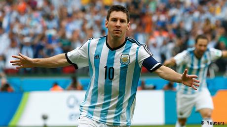 Fußball WM 2014 Argentinien Nigeria Lionel Messi