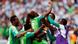 Fußball WM 2014 Argentinien Nigeria Jubel Fußball WM 2014 Argentinien Nigeria Jubel