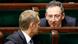 Donald Tusk Bartlomiej Sienkiewicz Parlament Warschau Donald Tusk Bartlomiej Sienkiewicz Parlament Warschau