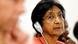 Navi Pillay, alta comisaria saliente de DD. HH. de la ONU. Navi Pillay, alta comisaria saliente de DD. HH. de la ONU.