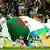 Algeria celebrate against Russia