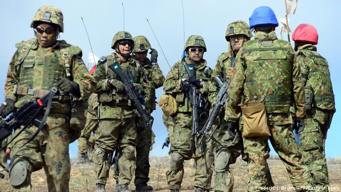 Japan Soldaten Übung 09.02.2014