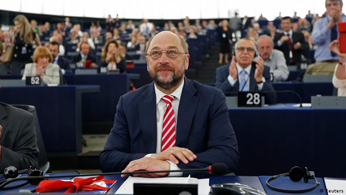 Europaparlament in Straßburg Wiederwahl Martin Schulz 01.07.2014