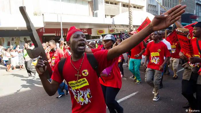 Südafrika Streik der Metallarbeiter 01.07.2014