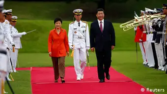 Xi Jinping mit Park 03.07.2014 Seoul