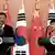 Chinas Staatschef Xi und die südkoreanische Präsidentin Park bei ihrer Pressekonferenz in Seoul (Foto: Reuters)