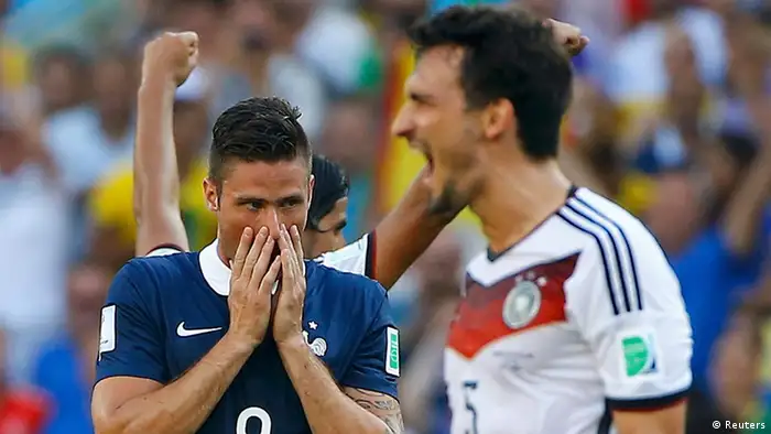 Fußball WM 2014 Deutschland Frankreich Viertelfinale