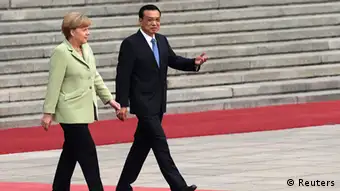Angela Merkel in China Li Keqiang 7.7.2014
