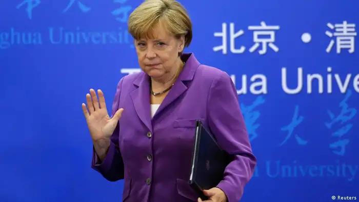 Angela Merkel Peking China