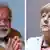 Kombobild Narendra Modi und Angela Merkel