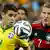 Brasiliens Oscar und Deutschlands Schweinsteiger im Zweikampf um den Ball (REUTERS/Kai Pfaffenbach)