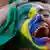 Ein brasilianischer Fan schreit seine Trauer heraus (Foto: REUTERS/Ueslei Marcelino)
