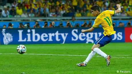 Fußball WM 2014 Halbfinale Deutschland Brasilien Tor