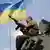 Український солдат на танку за 20 кілометрів від Донецька