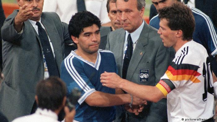 Fußball-WM-Finale Deutschland - Argentinien 1990