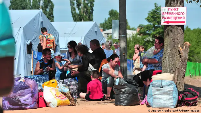 Ukraine Flüchtlinge in Russland 02.07.2014