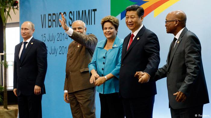 Brasilien Fortaleza BRICS Treffen 15.07.2014
