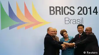 Brasilien Fortaleza BRICS Treffen 15.07.2014