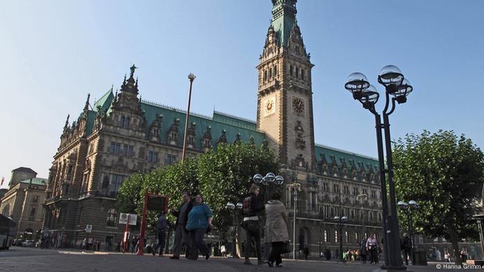 Bild vom Hamburger Rathaus