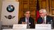 Ludwig Willisch, presidente del grupo BMW América, y el ministro de Exteriores alemán, Frank-Walter Steinmeier, en México. Ludwig Willisch, presidente del grupo BMW América, y el ministro de Exteriores alemán, Frank-Walter Steinmeier, en México.