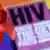 AIDS HIV Aids-Schleife (Foto: dpa).