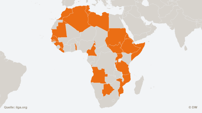 Rechtslage für Homosexuelle in Afrika | Alle multimedialen ...