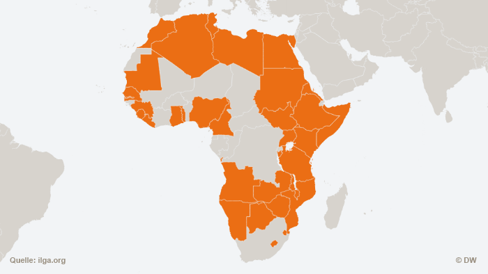 Rechtslage für Homosexuelle in Afrika | Alle multimedialen ...