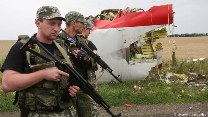 MH17 Flugzeugabsturz Absturzstelle Ukraine 18.7.2014
