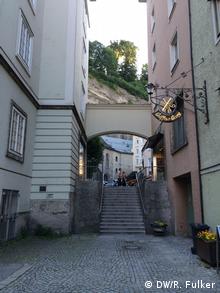 Street and buildings in Salzburg