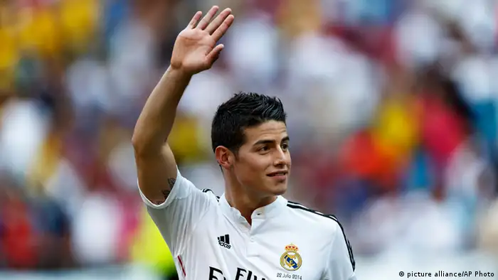 James Rodriguez Real Madrid Spieler (picture alliance/AP Photo)