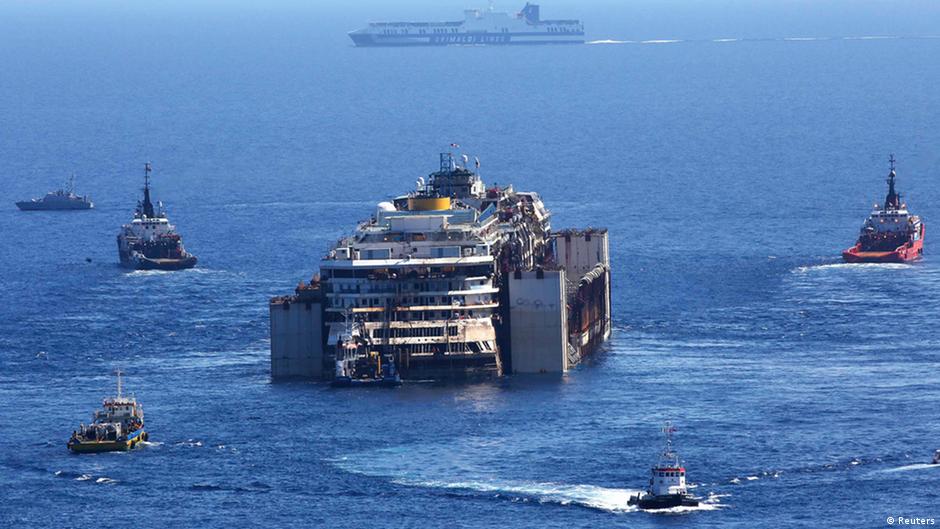 Die letzte Fahrt der Costa Concordia DW 26.07.2014