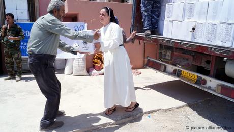 Irak christliche Flüchtlinge aus Mosul 20.07.2014