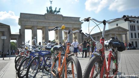Bicycles at the Brandenburg Gate