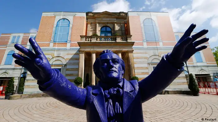 Bayreuther Festspiele Richard Wagner Skulptur Ottmar Hoerl 2014 (Reuters)